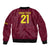 West Indies Cricket World Cup 2024 Sleeve Zip Bomber Jacket Windies Make Champions - Wonder Print Shop