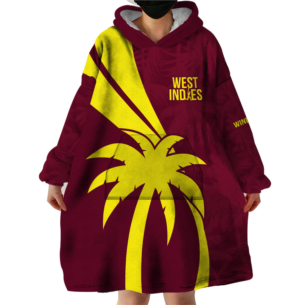 West Indies Cricket World Cup 2024 Wearable Blanket Hoodie Windies Make Champions - Wonder Print Shop