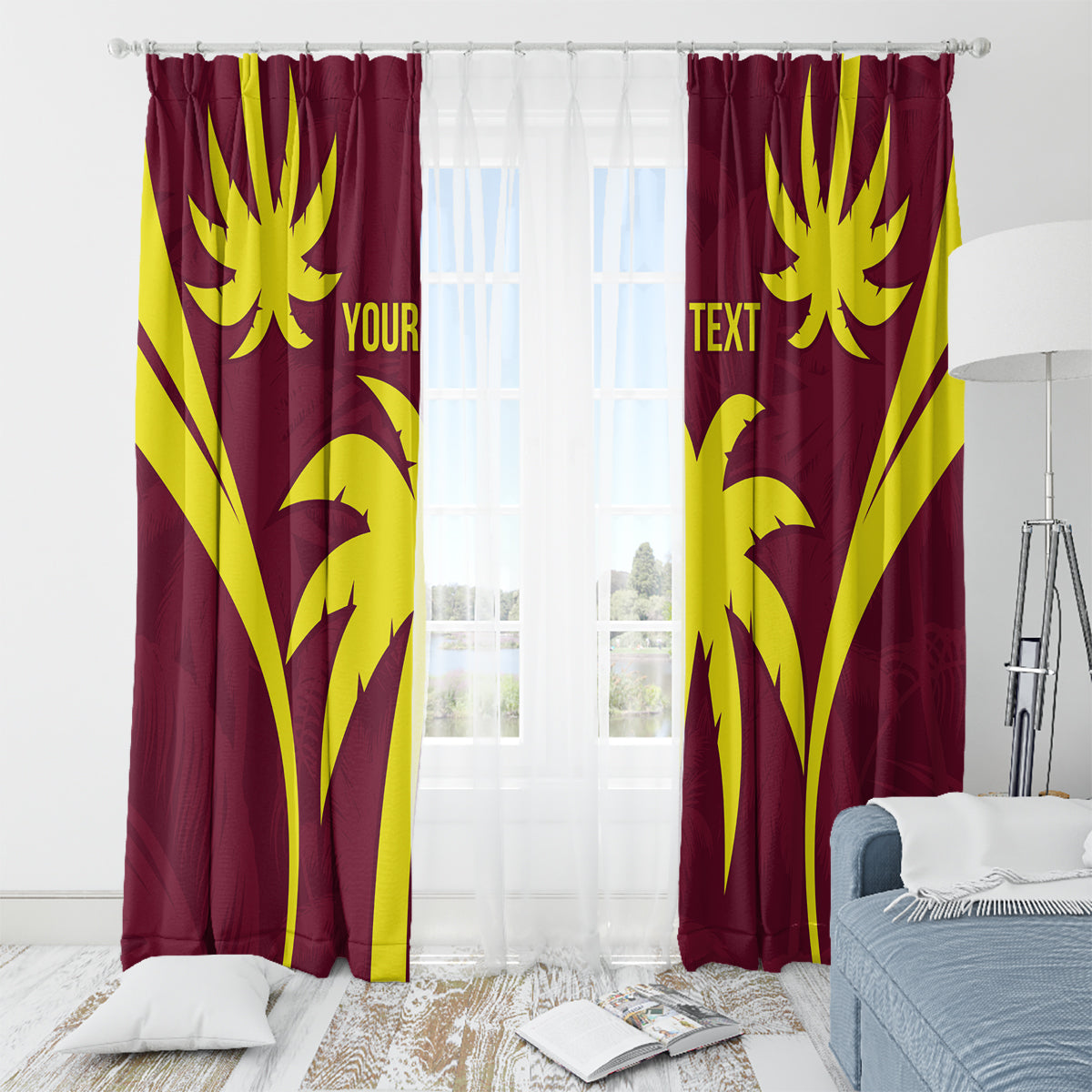 West Indies Cricket World Cup 2024 Window Curtain Windies Make Champions - Wonder Print Shop