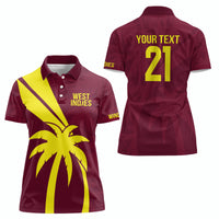 West Indies Cricket World Cup 2024 Women Polo Shirt Windies Make Champions - Wonder Print Shop