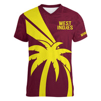 West Indies Cricket World Cup 2024 Women V-Neck T-Shirt Windies Make Champions - Wonder Print Shop