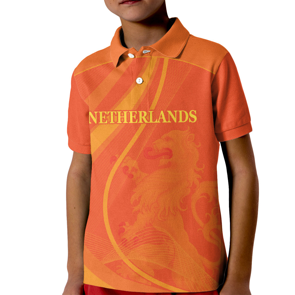 Netherlands Cricket World Cup 2024 Kid Polo Shirt The Flying Dutchmen Make Champions