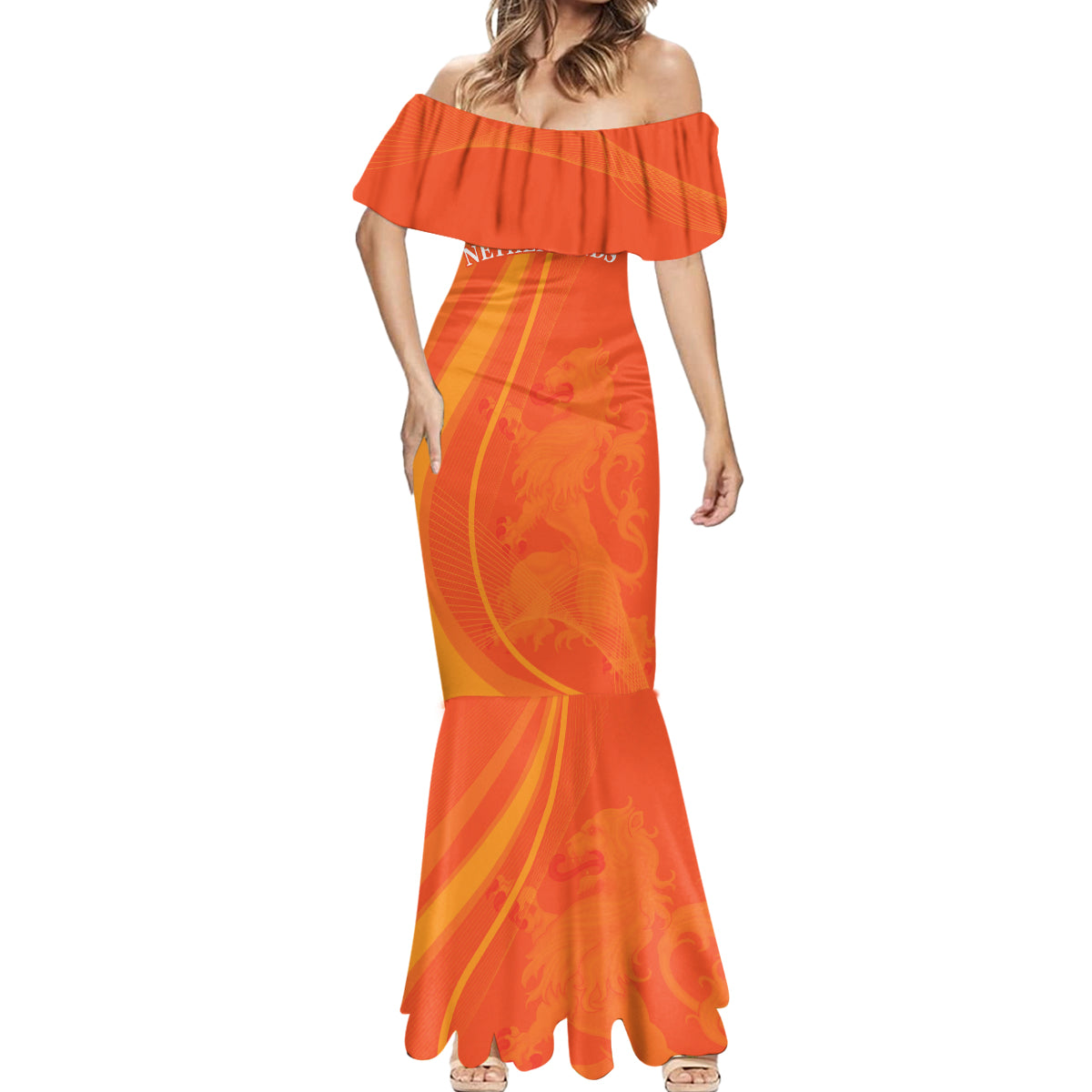 Netherlands Cricket World Cup 2024 Mermaid Dress The Flying Dutchmen Make Champions - Wonder Print Shop