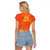 Netherlands Cricket World Cup 2024 Raglan Cropped T Shirt The Flying Dutchmen Make Champions - Wonder Print Shop