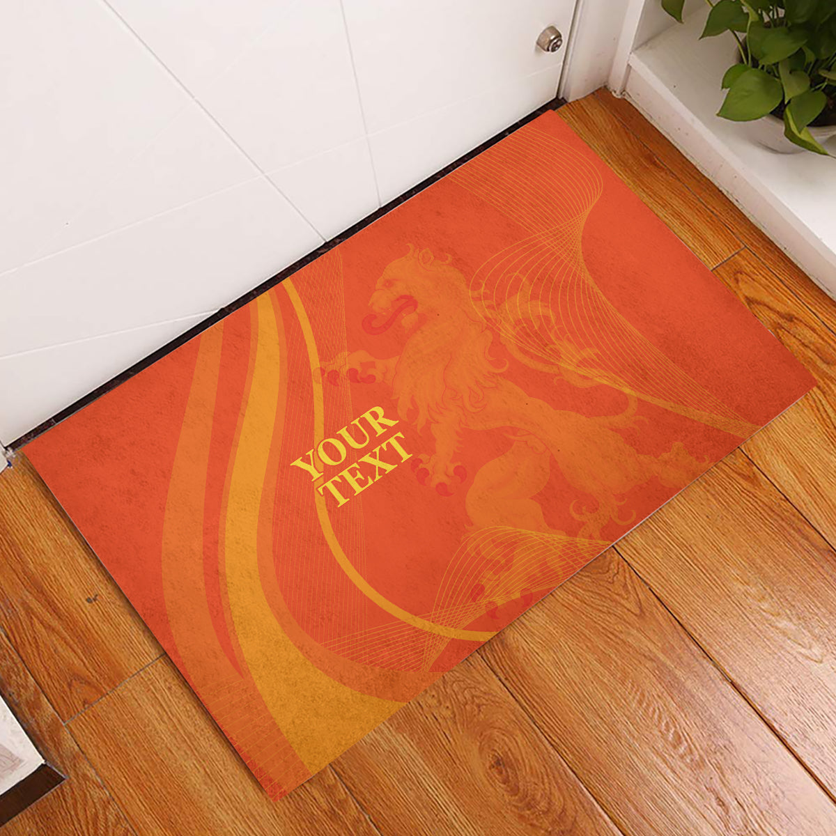 Netherlands Cricket World Cup 2024 Rubber Doormat The Flying Dutchmen Make Champions - Wonder Print Shop