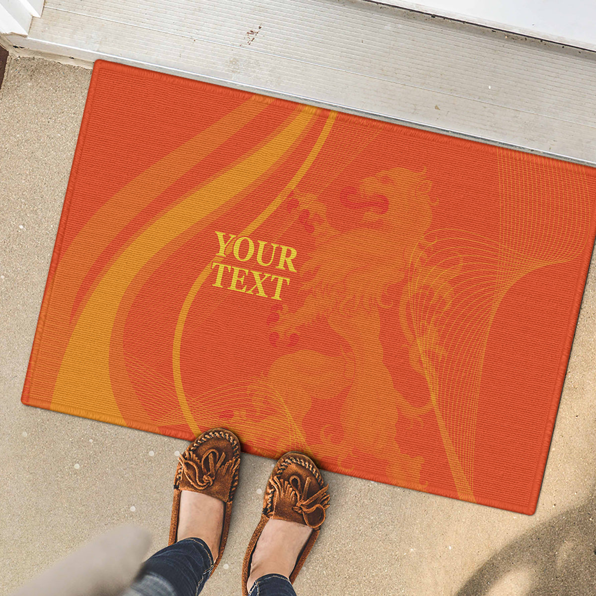 Netherlands Cricket World Cup 2024 Rubber Doormat The Flying Dutchmen Make Champions - Wonder Print Shop