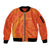Netherlands Cricket World Cup 2024 Sleeve Zip Bomber Jacket The Flying Dutchmen Make Champions - Wonder Print Shop