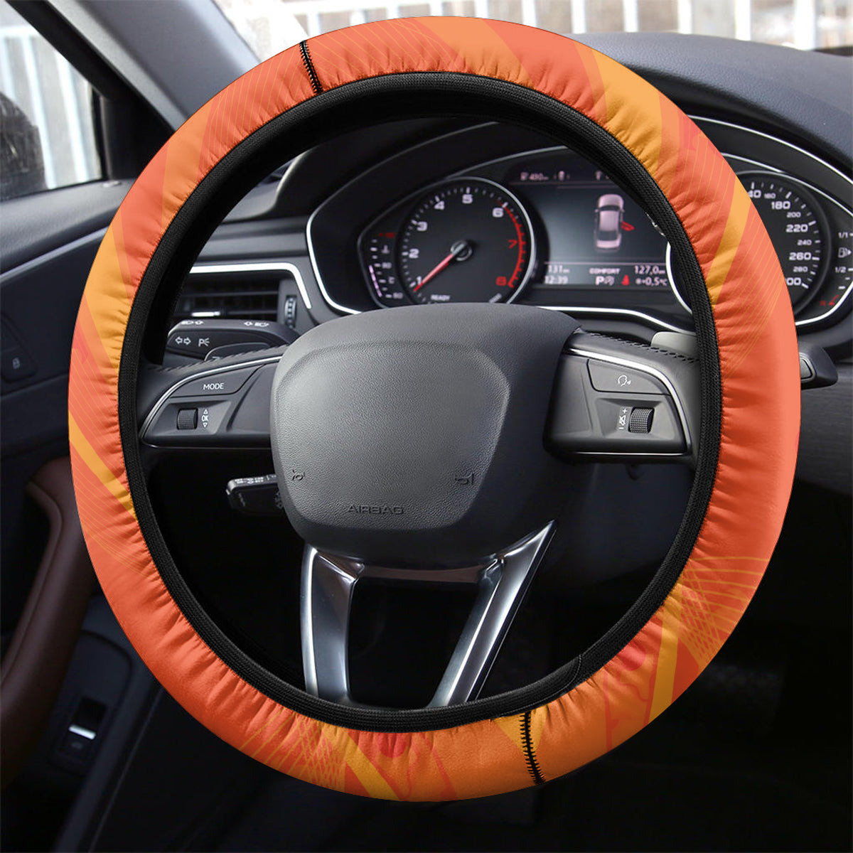 Netherlands Cricket World Cup 2024 Steering Wheel Cover The Flying Dutchmen Make Champions - Wonder Print Shop