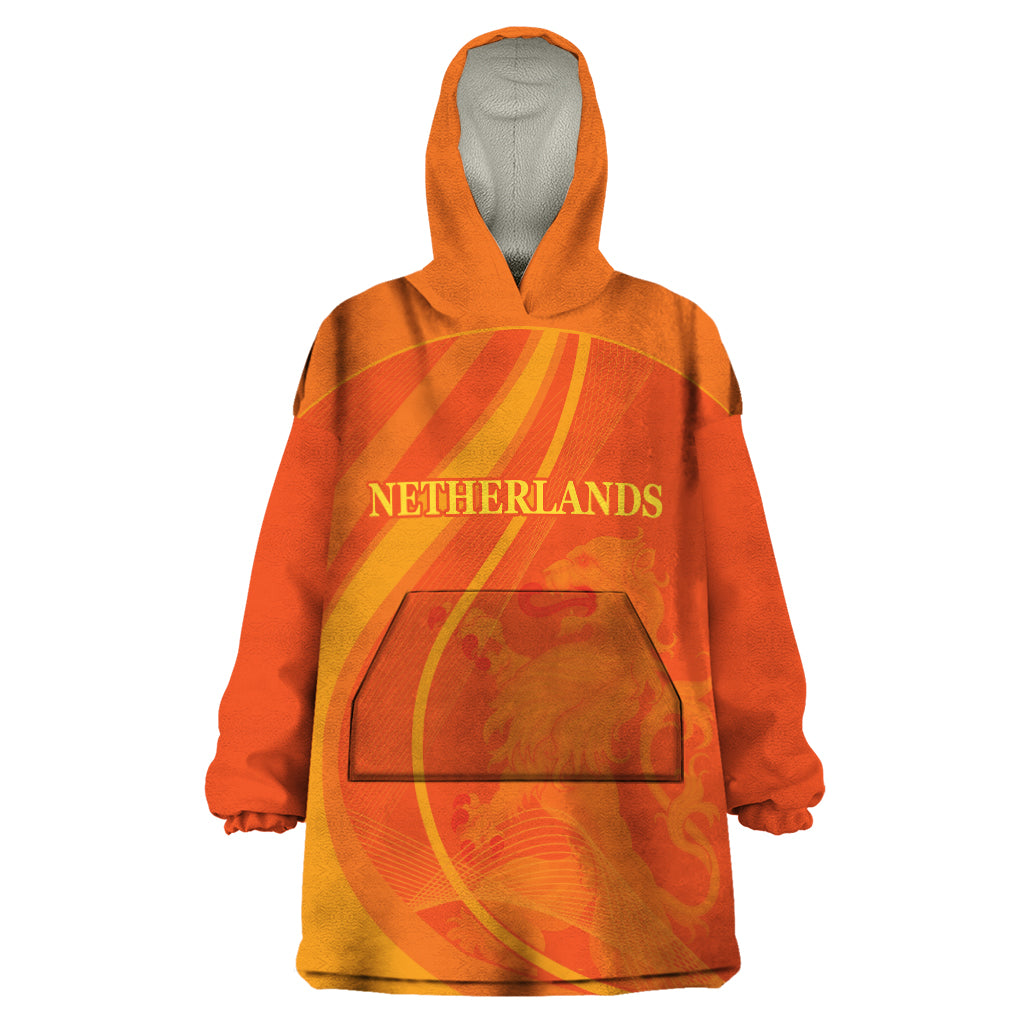 Netherlands Cricket World Cup 2024 Wearable Blanket Hoodie The Flying Dutchmen Make Champions