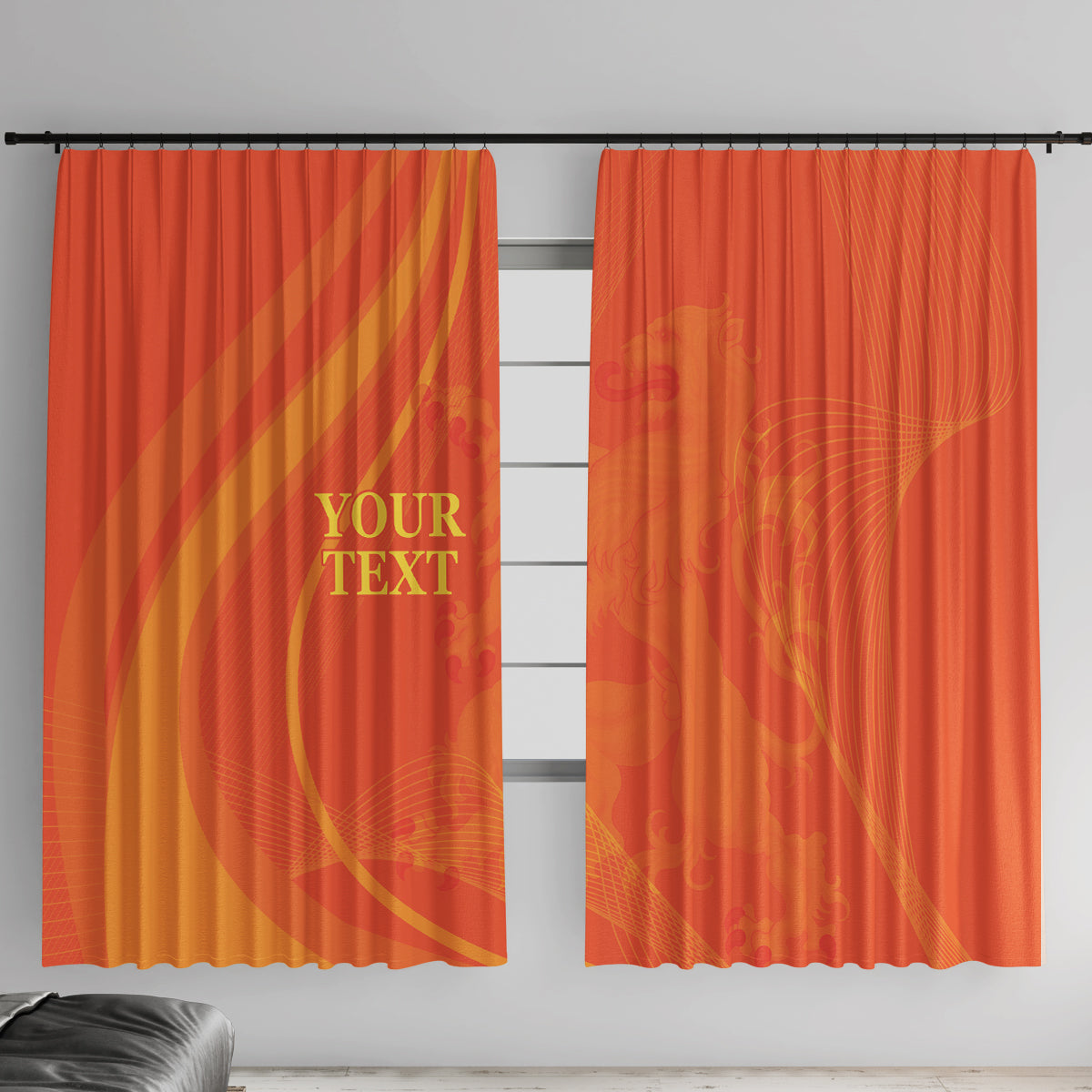 Netherlands Cricket World Cup 2024 Window Curtain The Flying Dutchmen Make Champions - Wonder Print Shop