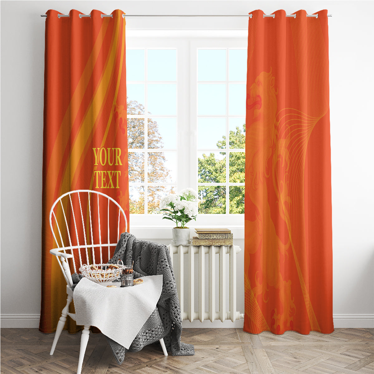 Netherlands Cricket World Cup 2024 Window Curtain The Flying Dutchmen Make Champions - Wonder Print Shop