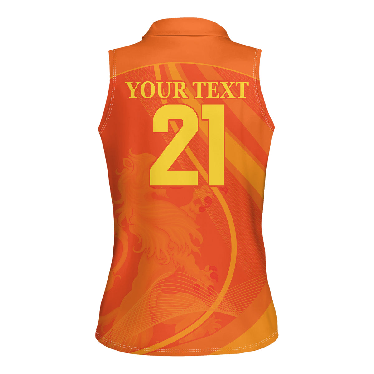 Netherlands Cricket World Cup 2024 Women Sleeveless Polo Shirt The Flying Dutchmen Make Champions - Wonder Print Shop