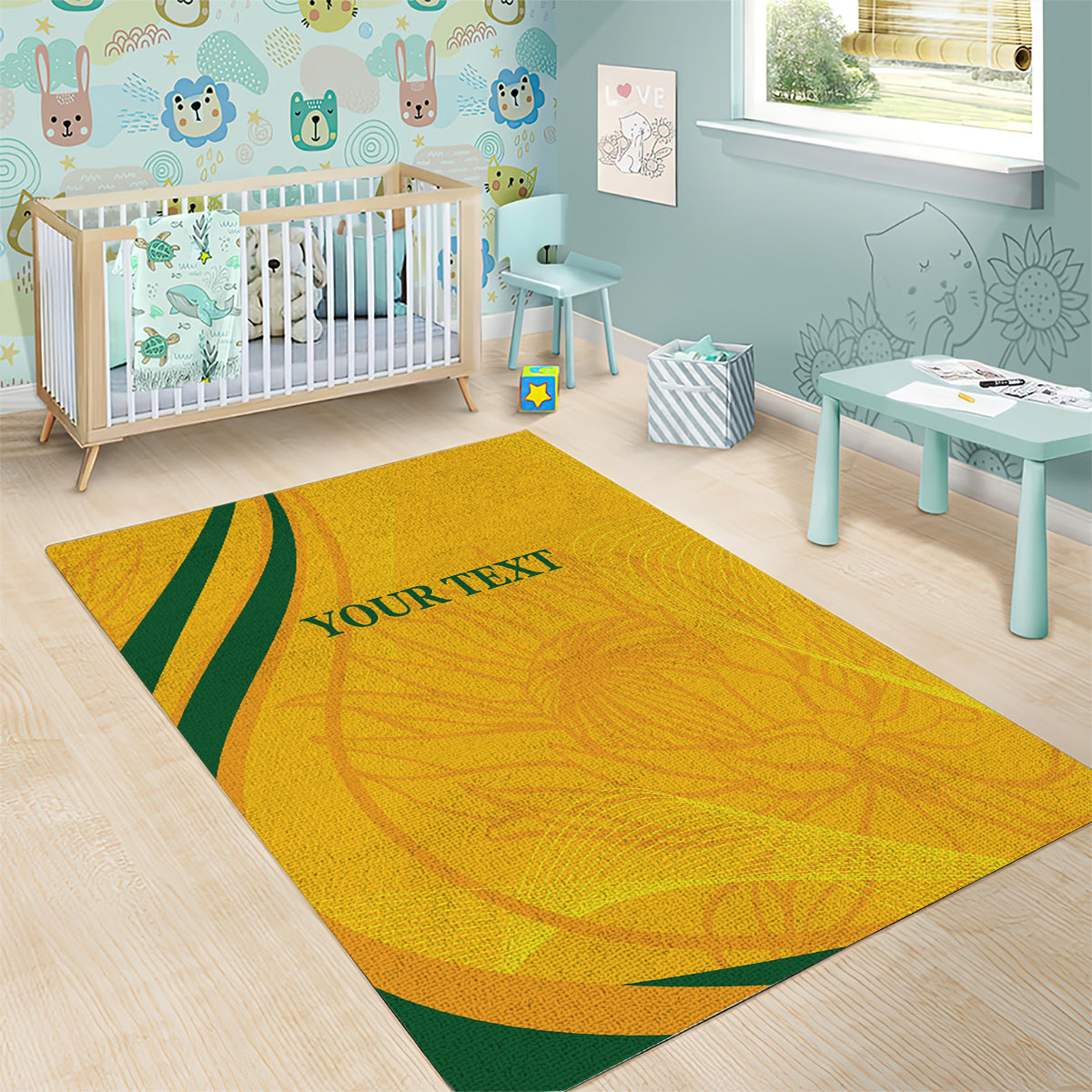 South Africa Cricket World Cup 2024 Area Rug Proteas Make Champions LT9 - Wonder Print Shop
