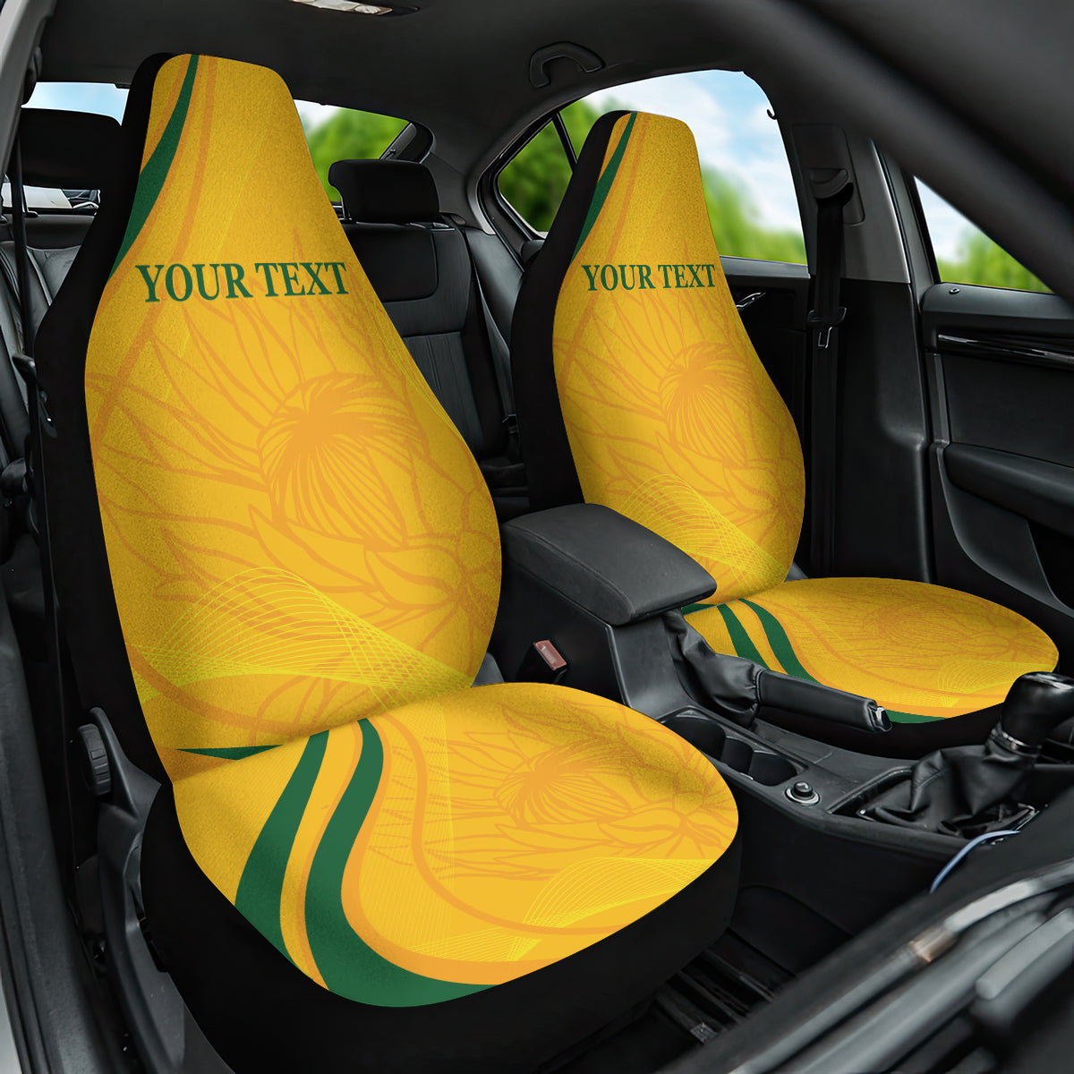 South Africa Cricket World Cup 2024 Car Seat Cover Proteas Make Champions