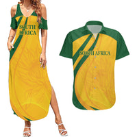 South Africa Cricket World Cup 2024 Couples Matching Summer Maxi Dress and Hawaiian Shirt Proteas Make Champions LT9 - Wonder Print Shop