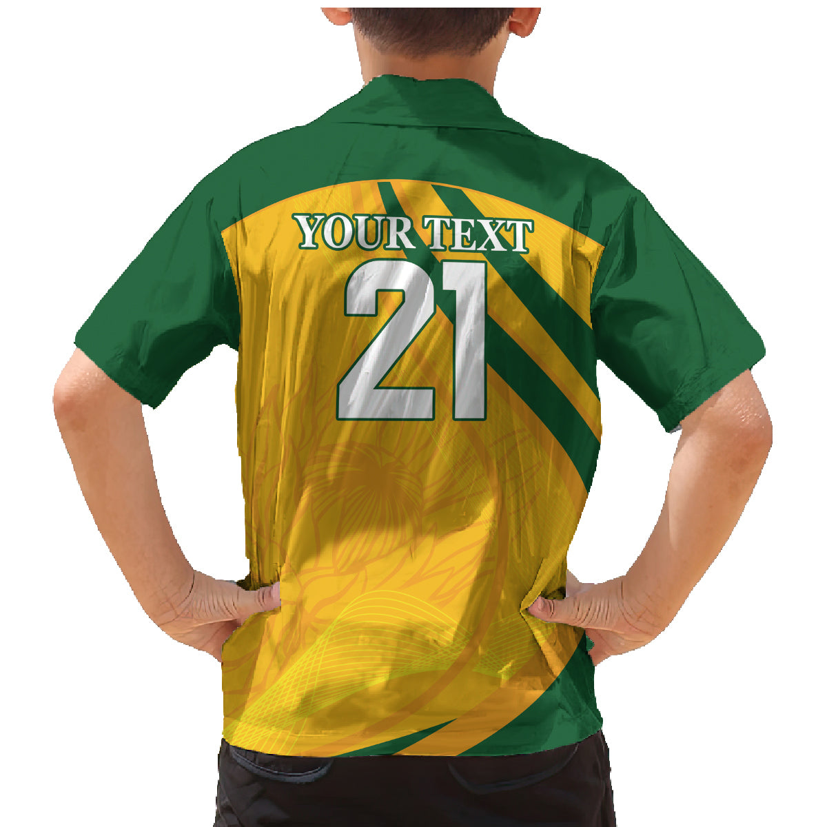 South Africa Cricket World Cup 2024 Family Matching Mermaid Dress and Hawaiian Shirt Proteas Make Champions LT9 - Wonder Print Shop