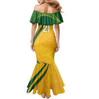 South Africa Cricket World Cup 2024 Family Matching Mermaid Dress and Hawaiian Shirt Proteas Make Champions LT9 - Wonder Print Shop