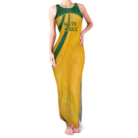 South Africa Cricket World Cup 2024 Family Matching Tank Maxi Dress and Hawaiian Shirt Proteas Make Champions - Wonder Print Shop
