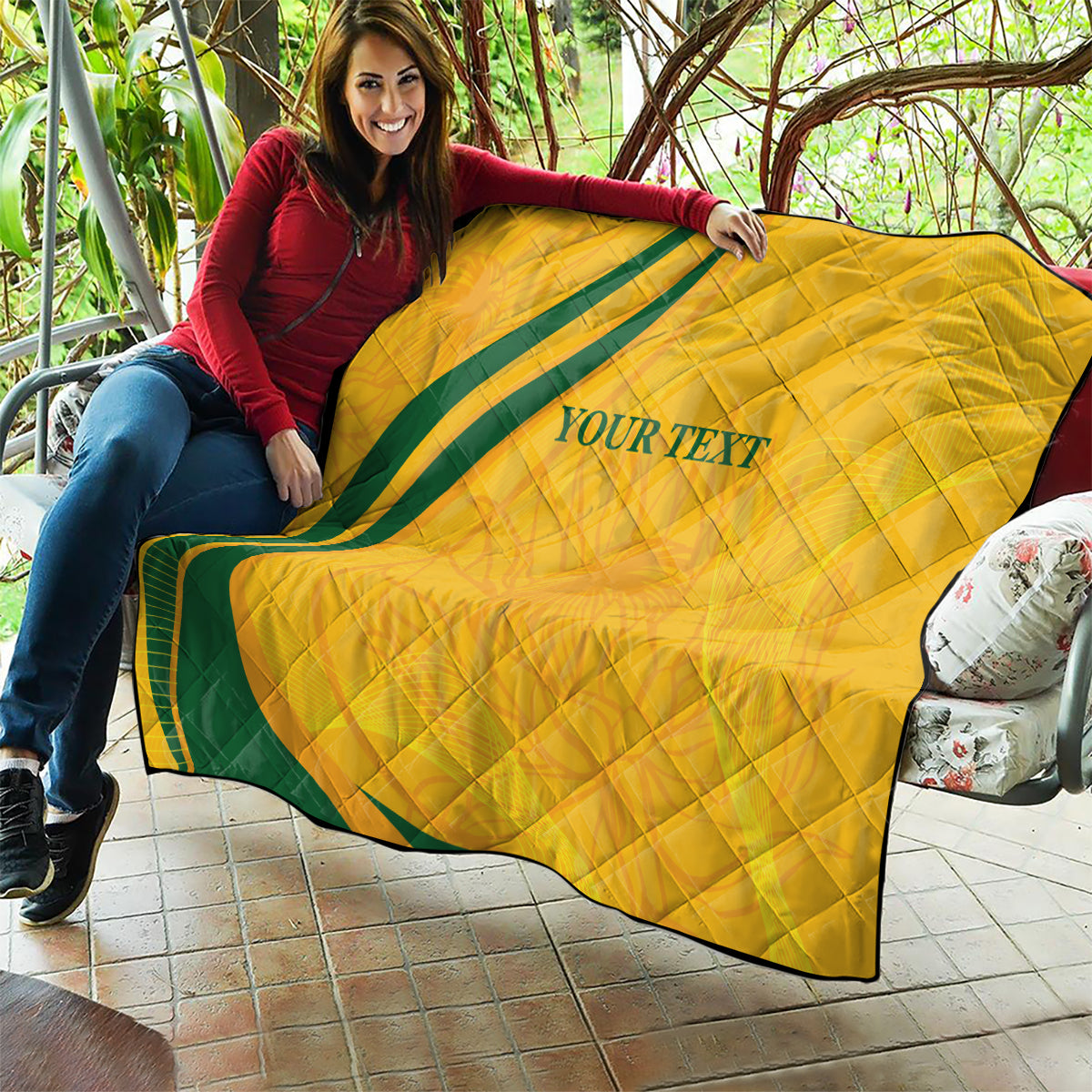 South Africa Cricket World Cup 2024 Quilt Proteas Make Champions - Wonder Print Shop