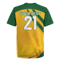 South Africa Cricket World Cup 2024 Rugby Jersey Proteas Make Champions - Wonder Print Shop