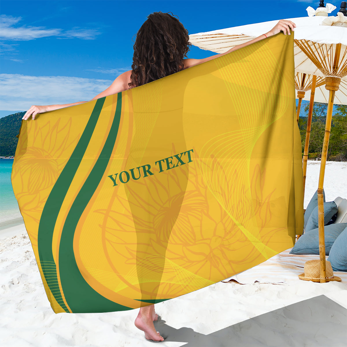 South Africa Cricket World Cup 2024 Sarong Proteas Make Champions - Wonder Print Shop