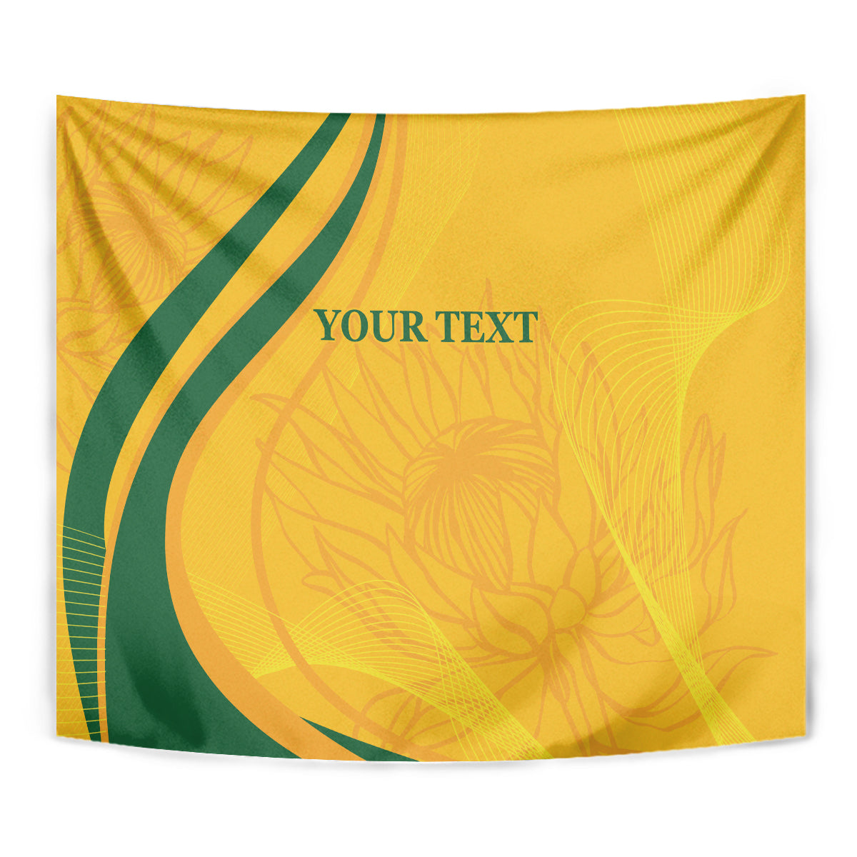 South Africa Cricket World Cup 2024 Tapestry Proteas Make Champions - Wonder Print Shop