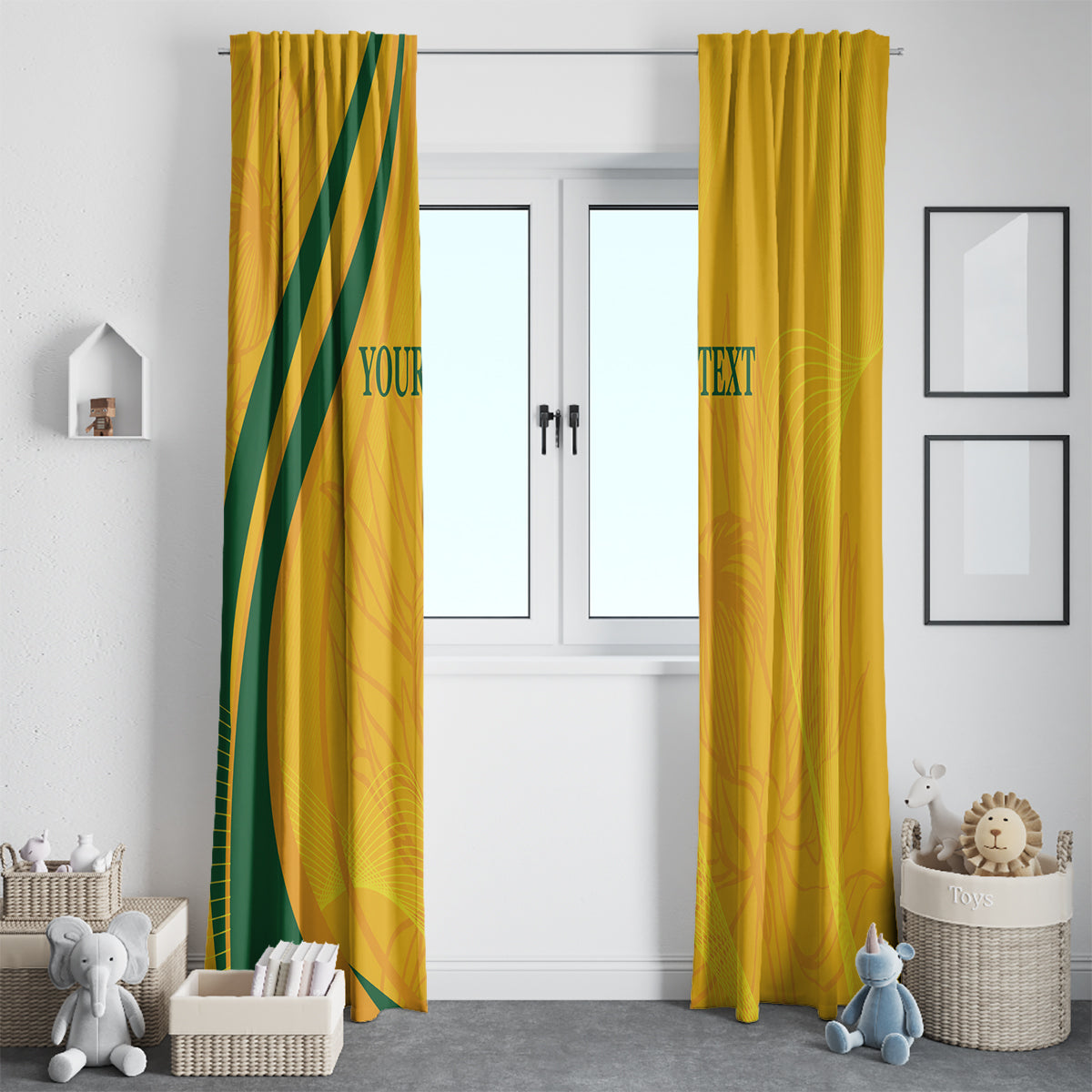 South Africa Cricket World Cup 2024 Window Curtain Proteas Make Champions - Wonder Print Shop