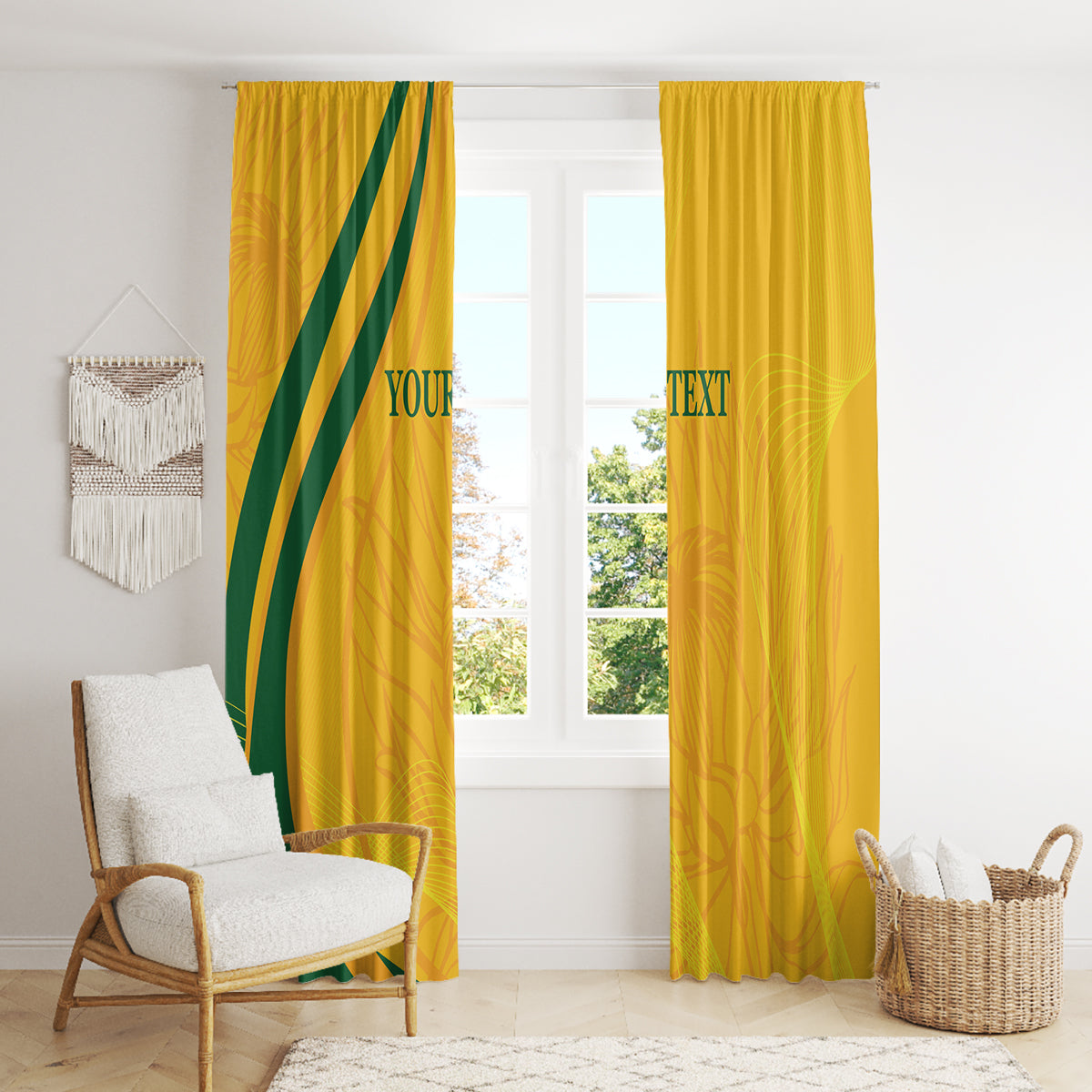 South Africa Cricket World Cup 2024 Window Curtain Proteas Make Champions - Wonder Print Shop