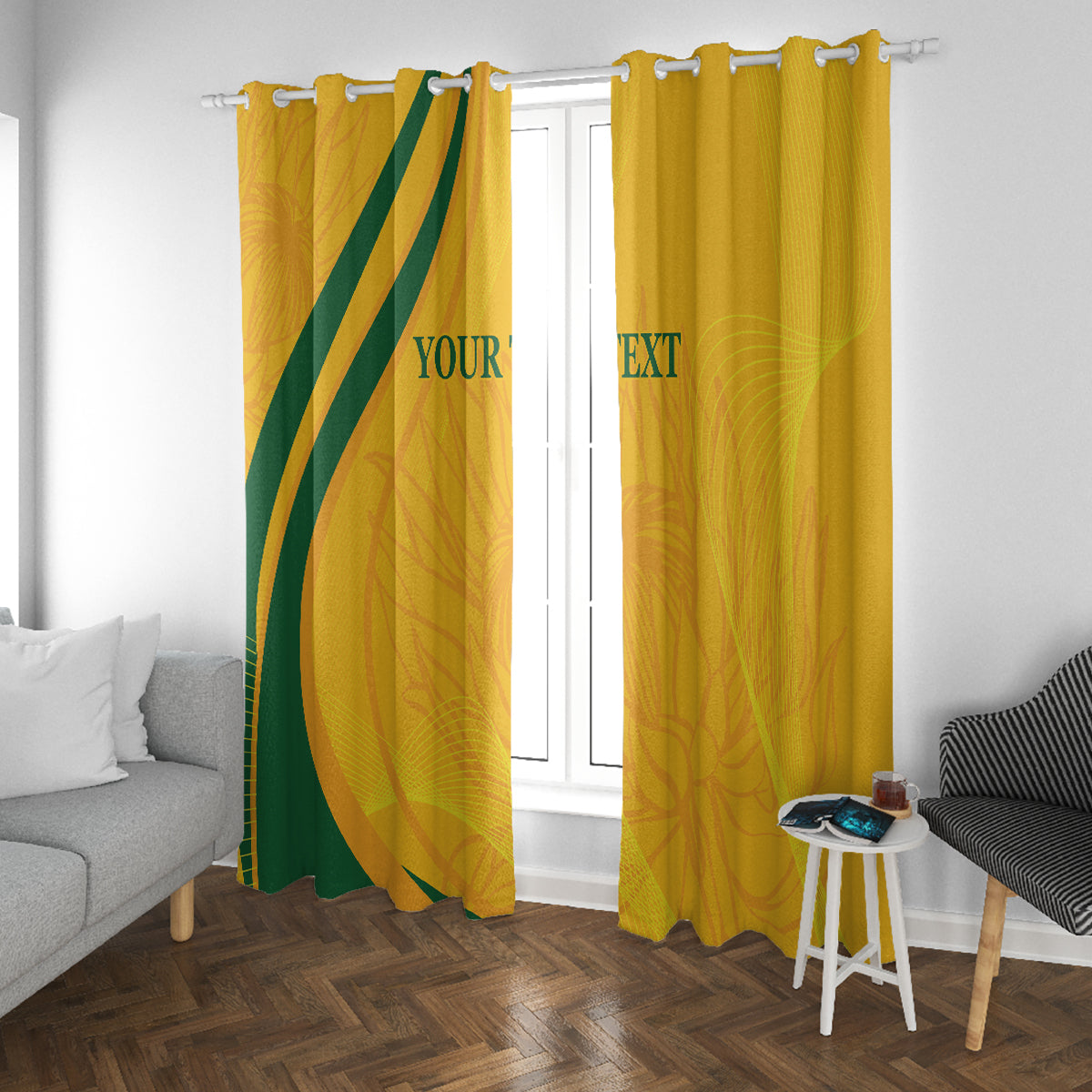South Africa Cricket World Cup 2024 Window Curtain Proteas Make Champions - Wonder Print Shop