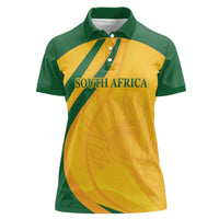 South Africa Cricket World Cup 2024 Women Polo Shirt Proteas Make Champions - Wonder Print Shop