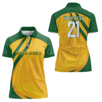 South Africa Cricket World Cup 2024 Women Polo Shirt Proteas Make Champions - Wonder Print Shop