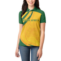 South Africa Cricket World Cup 2024 Women Polo Shirt Proteas Make Champions - Wonder Print Shop