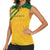 South Africa Cricket World Cup 2024 Women Sleeveless Polo Shirt Proteas Make Champions - Wonder Print Shop