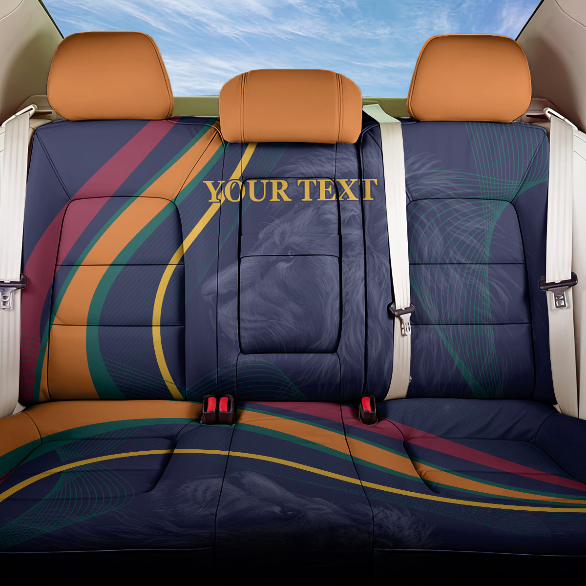 Sri Lanka Cricket World Cup 2024 Back Car Seat Cover Shri Lanka Jathika Crikat Kandayama