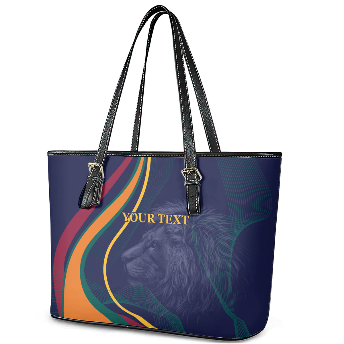 Sri Lanka Cricket World Cup 2024 Leather Tote Bag Shri Lanka Jathika Crikat Kandayama - Wonder Print Shop