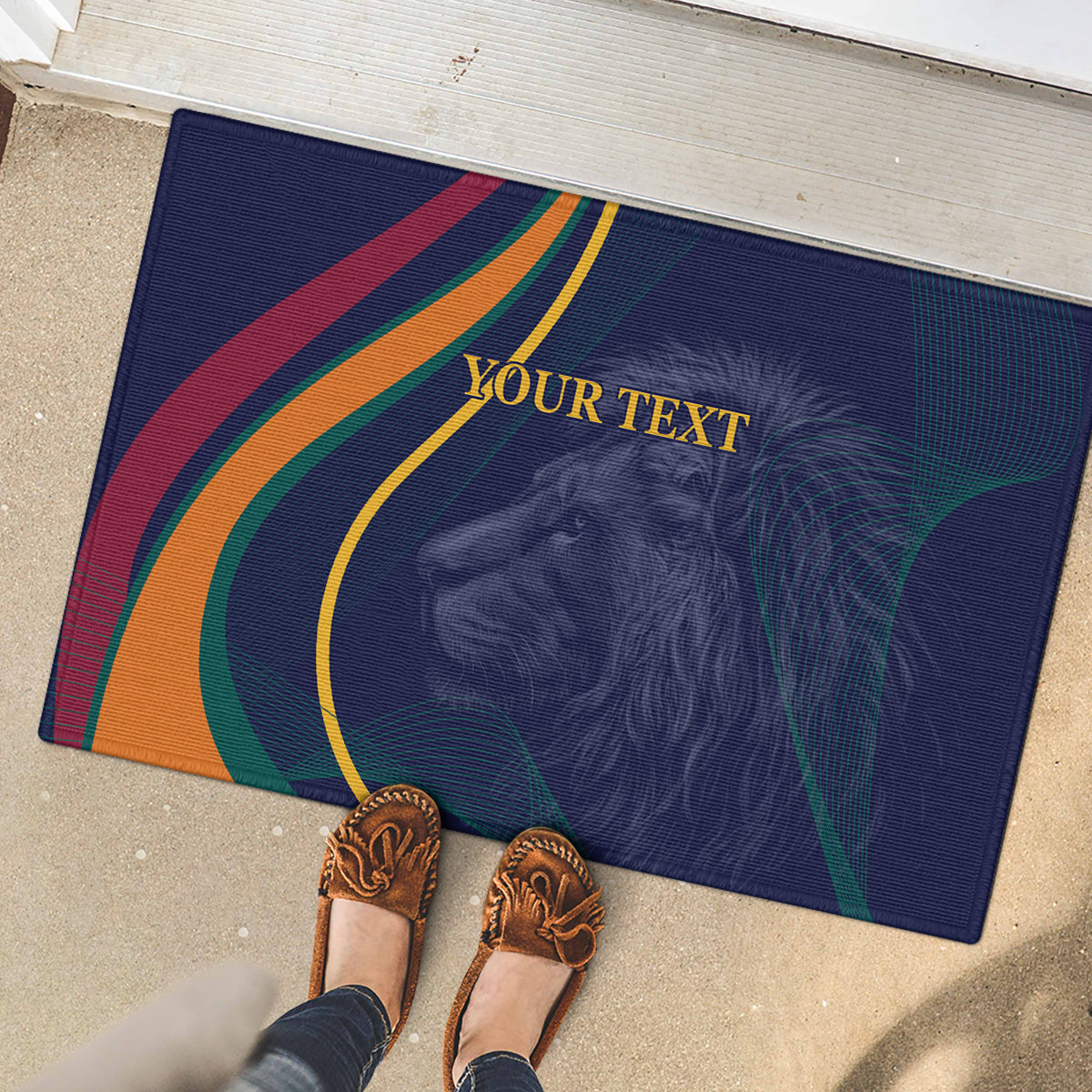 Sri Lanka Cricket World Cup 2024 Rubber Doormat Shri Lanka Jathika Crikat Kandayama - Wonder Print Shop