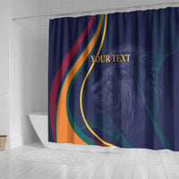Sri Lanka Cricket World Cup 2024 Shower Curtain Shri Lanka Jathika Crikat Kandayama
