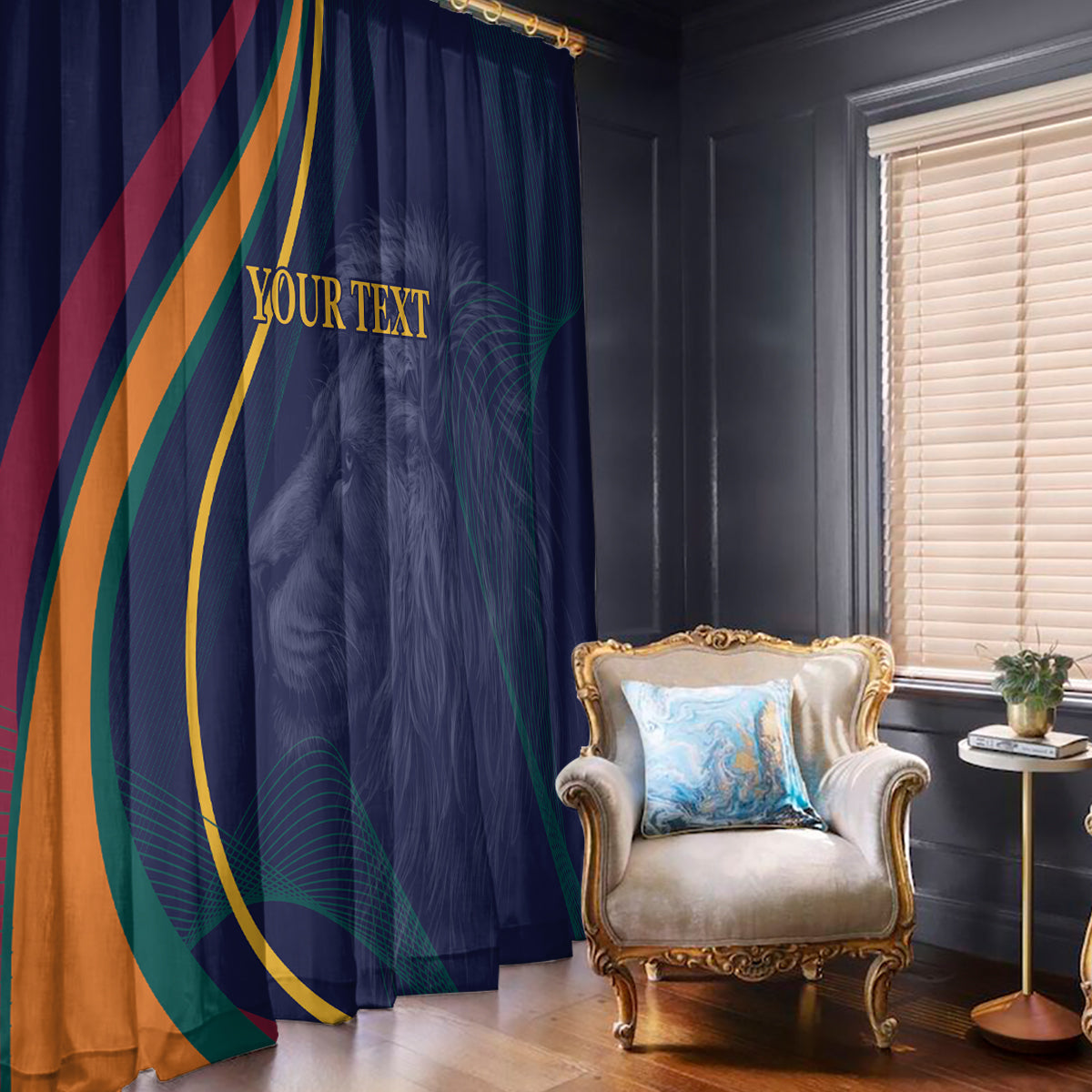 Sri Lanka Cricket World Cup 2024 Window Curtain Shri Lanka Jathika Crikat Kandayama - Wonder Print Shop