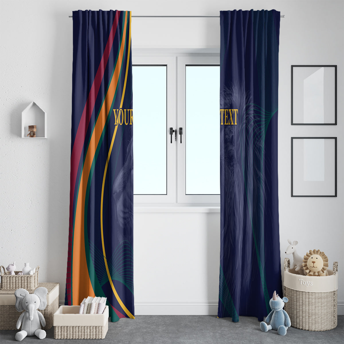 Sri Lanka Cricket World Cup 2024 Window Curtain Shri Lanka Jathika Crikat Kandayama - Wonder Print Shop