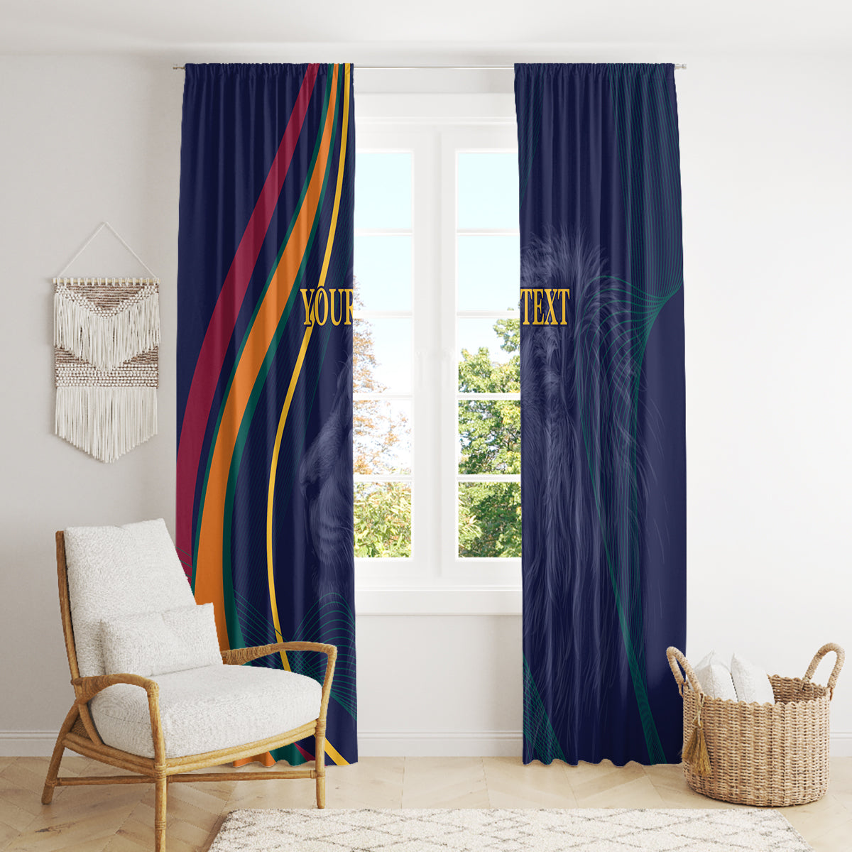 Sri Lanka Cricket World Cup 2024 Window Curtain Shri Lanka Jathika Crikat Kandayama - Wonder Print Shop