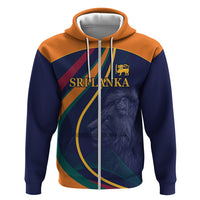Sri Lanka Cricket World Cup 2024 Zip Hoodie Shri Lanka Jathika Crikat Kandayama - Wonder Print Shop