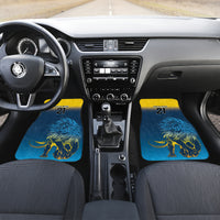 Sri Lanka Car Mats With Lions Version LT9 - Wonder Print Shop