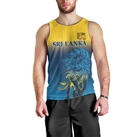 Sri Lanka Men Tank Top With Lions Version - Wonder Print Shop