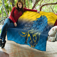 Sri Lanka Quilt With Lions Version - Wonder Print Shop