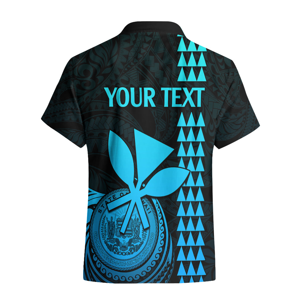 Custom Hawaii Hawaiian Shirt King Kamehameha - Aqua - Wonder Print Shop