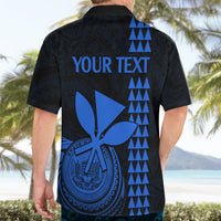 Custom Hawaii Hawaiian Shirt King Kamehameha - Blue - Wonder Print Shop