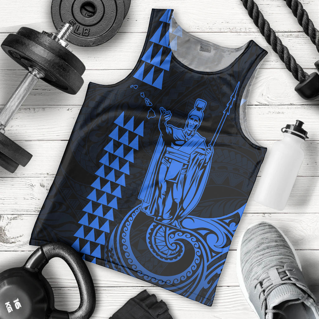 custom-hawaii-men-tank-top-king-kamehameha-blue