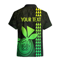 Custom Hawaii Hawaiian Shirt King Kamehameha - Lime - Wonder Print Shop