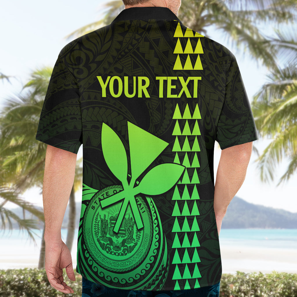 Custom Hawaii Hawaiian Shirt King Kamehameha - Lime - Wonder Print Shop