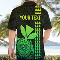 Custom Hawaii Hawaiian Shirt King Kamehameha - Lime - Wonder Print Shop